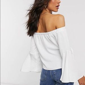 ASOS off shoulder bell sleeves top!